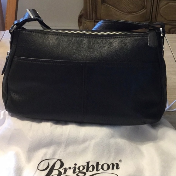 Brighton Black and Brown Shoulder Bag - Picture 4 of 6